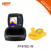 Lucky Leqi FF918C-W беспроводной сонар с цветным экраном интеллектуальный детектор рыбы, трансграничный визуальный детектор
