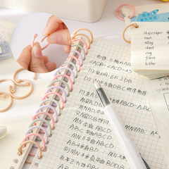 Wholesale binder ring open ring loose-leaf paper buckle ring fixed clip card binding ring removable punched binder ring