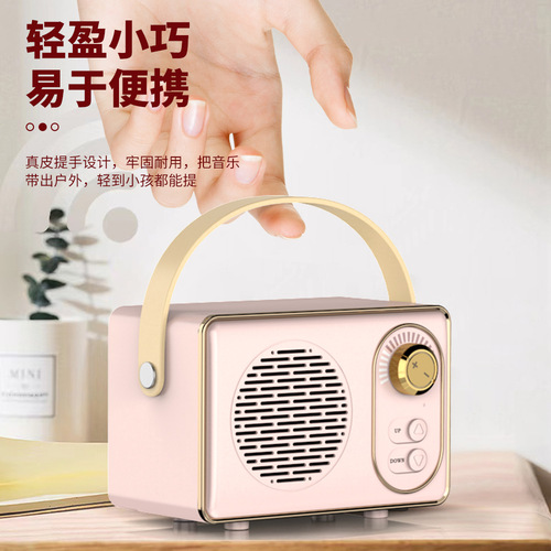  new Bluetooth speaker karaoke USB mini outdoor portable high quality karaoke speaker with FM mobile phone