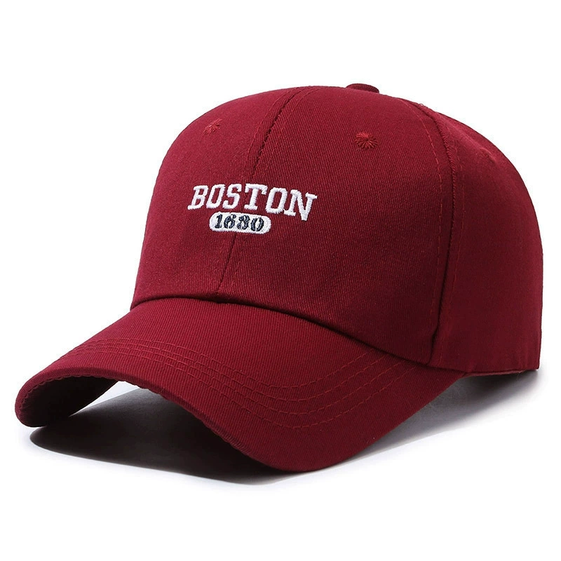 Baseball cap with embroidery, adjustable one-size, washed cotton look, multi-color options