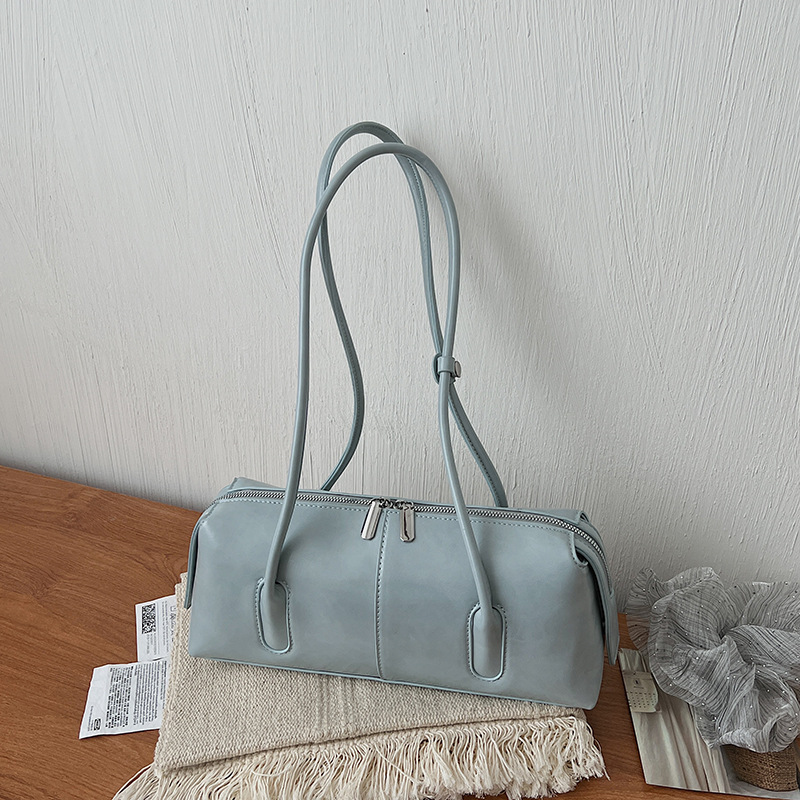 Diseño coreano de nicho de moda, bolso de brazo, bolso de hombro de viaje simple retro, bolso de mano de estilo extranjero diario image 10