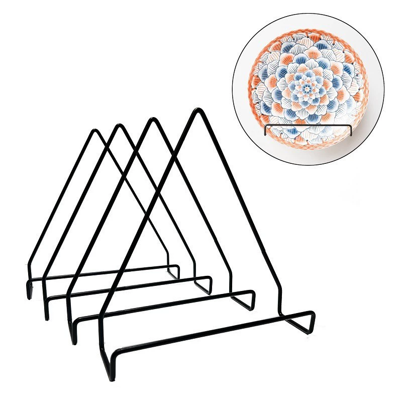 Фарфоровая тарелка кованого кронштейна европейская отдельно стоящая домашняя стена декоративная вешалка кованого чая витрина