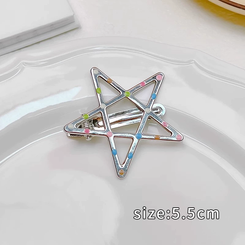 Серебряная металлическая заколка, заколки для умывания лица, декоративные аксессуары для волос