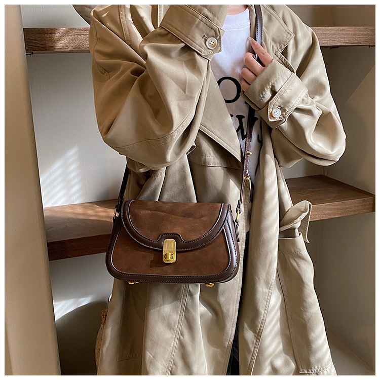 Women's Crossbody Bag Contrast Colour Small Square Shoulder Bag_voghion.com