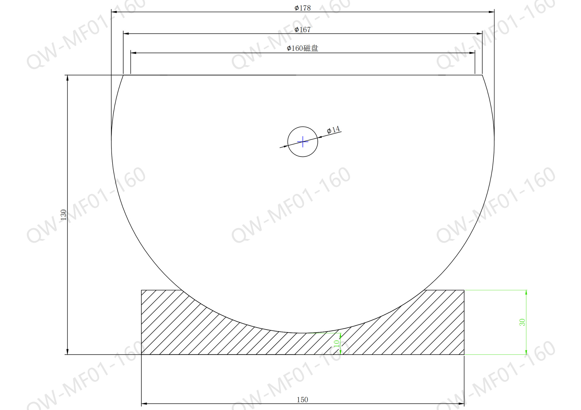 160磁球夹具 160-模型_00