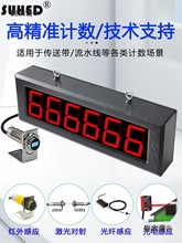 红外线计数器自动感应大屏光电红外传送机封口记数器麦太保麦太保