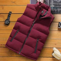 Keep warm down jacket, winter vest, tank top, increased thickness, 2023, oversize, (Physicals)