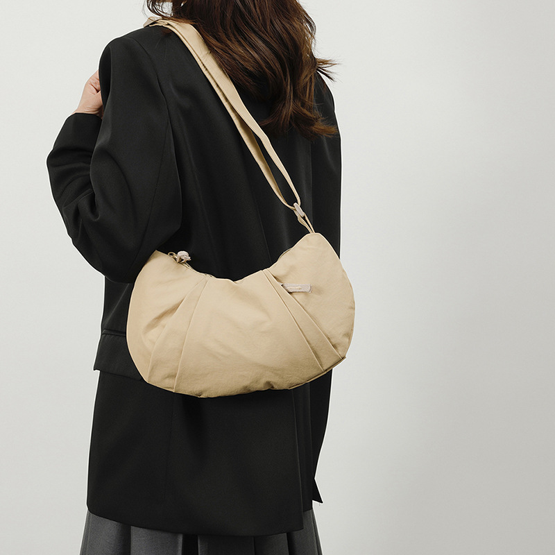 2026 nuevo bolso de bolsas de bolsas de bolsas de mujer Lulu japonés simple bolso de hombro bolso de tela ligero de gran capacidad bolso de mochila