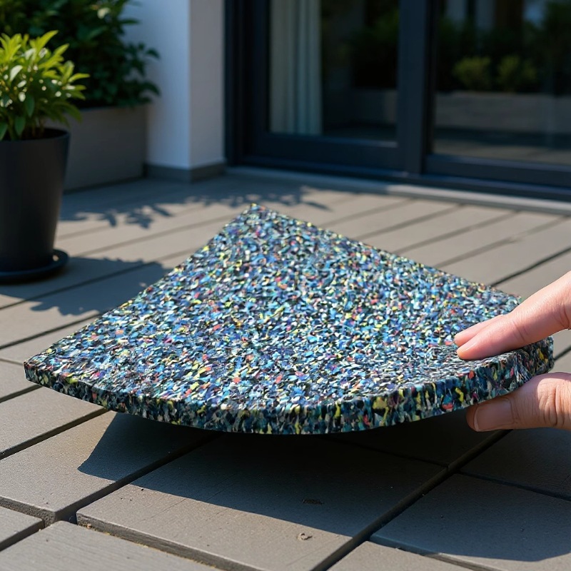 聚氨酯橡胶隔音减震垫工地专用楼层酒店地板浮筑楼隔音降噪减震垫