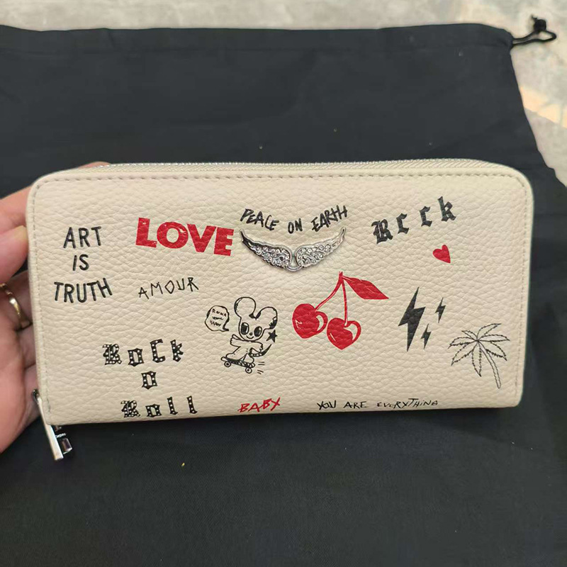 ZV bolsos de mujer de diamantes en caliente transfronterizos bolsos de cadena metálica bolsos tarjetas de cartera bolsos de mano largos bolsos de cambio monedero integrado