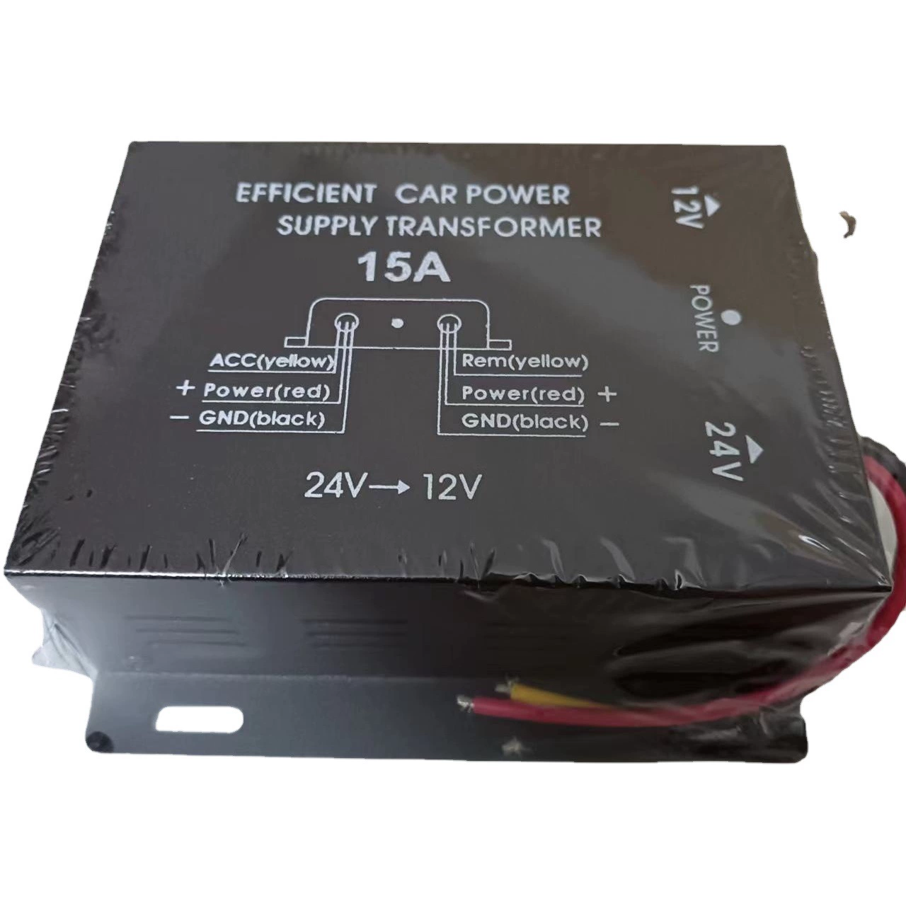 Автомобильный преобразователь напряжения для грузовиков и автобусов, стабилизатор напряжения DC24V в DC12V, сертифицированный UL.