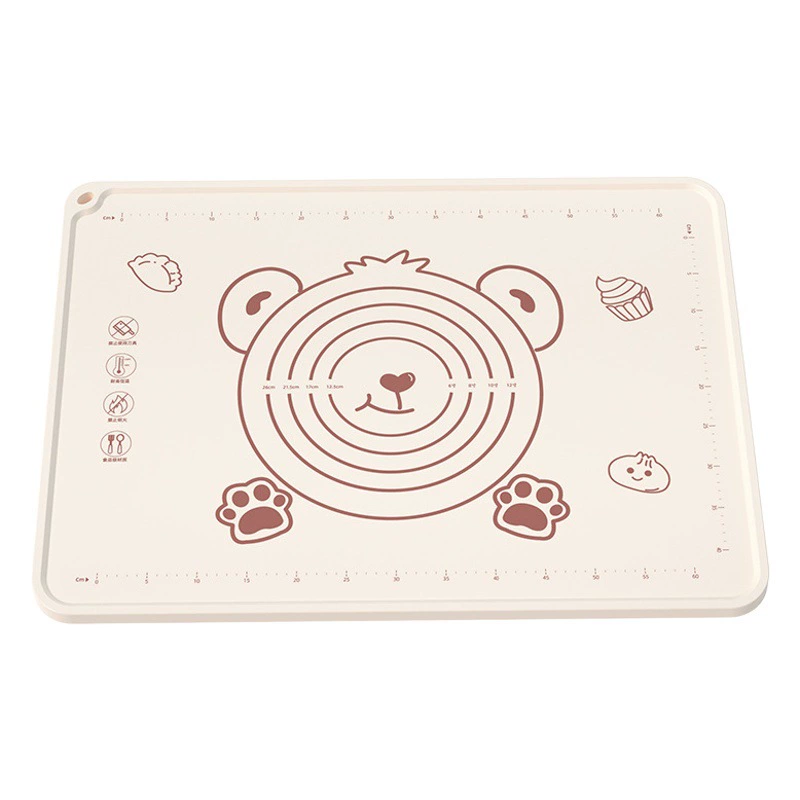 Антибактериальные силиконовые коврики утолщенные месильные коврики Пищевая раскатка бытовая разделочная доска для приготовления пищи Кухонная выпечка и подушка для лица