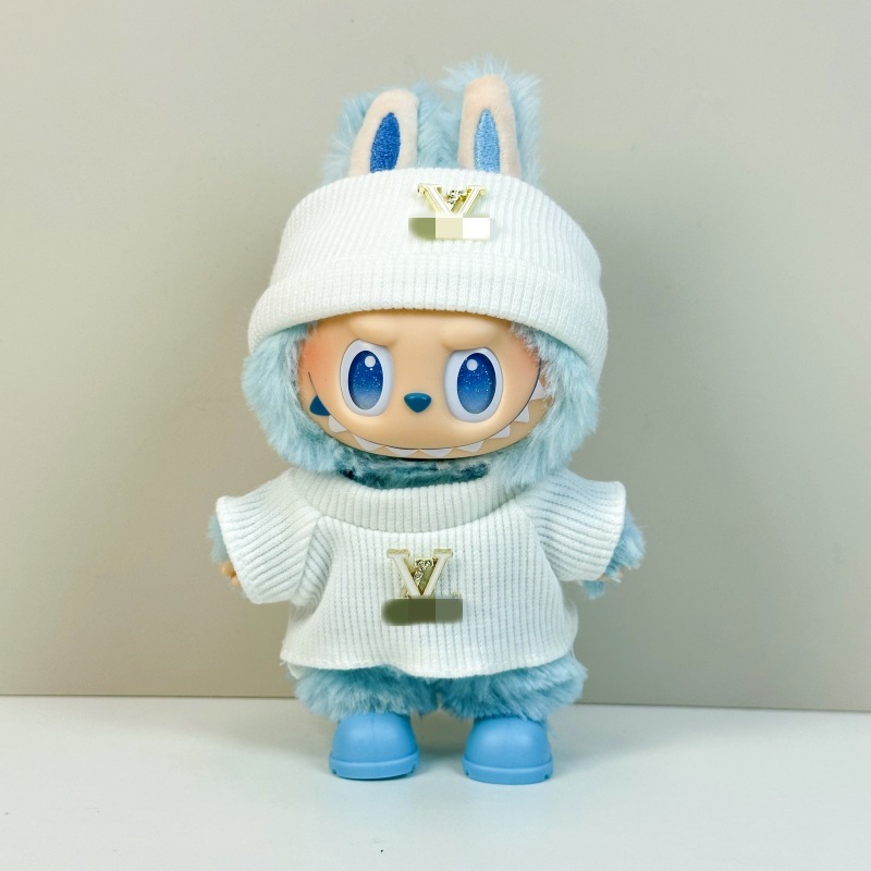 仅衣服适用labubu娃衣坐坐派对一二三代拉布布衣服服装套装等周边|undefined