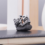 (Трансграничная торговля), ретро кольцо из нержавеющей стали, xэллоуин, в стиле панк