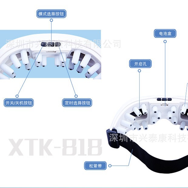目のマッサージ器の目のマッサージ器の目の保護器の目の疲れを緩和して視力の新型の大きい箱を保護します。|undefined