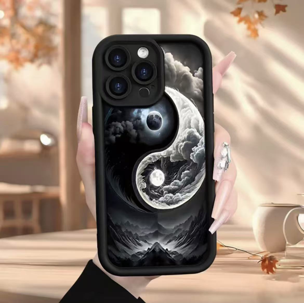 Personalidad transfronteriza aplicable iPhone 16pro funda para teléfono móvil Apple 15 anti-caída 14 Europa y América 13promax nuevo 12x