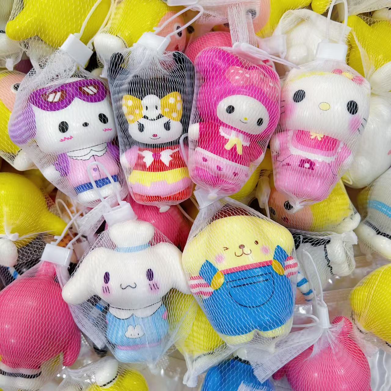 Creativo lindo bolsillo de tres servicios pellizco pellizco feliz rebote lento juguetes para niños regalos para niños pequeños regalos al por mayor