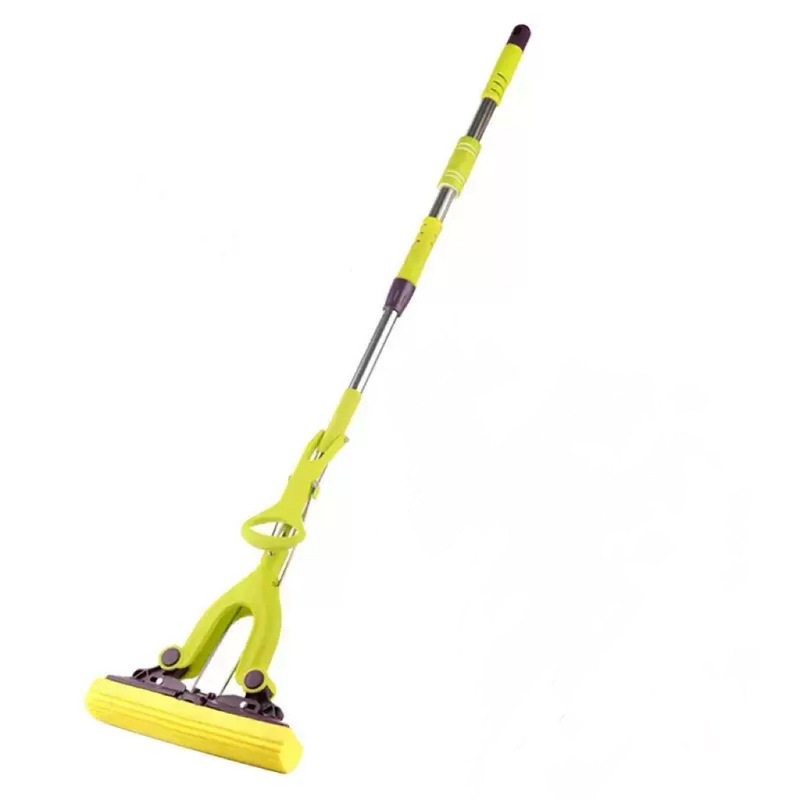 Household Humanoid Absorbent Mop Retractable Hand-Washable Sponge Mop Folded and Squeezed Bathroom Bathroom Mopping Cloth