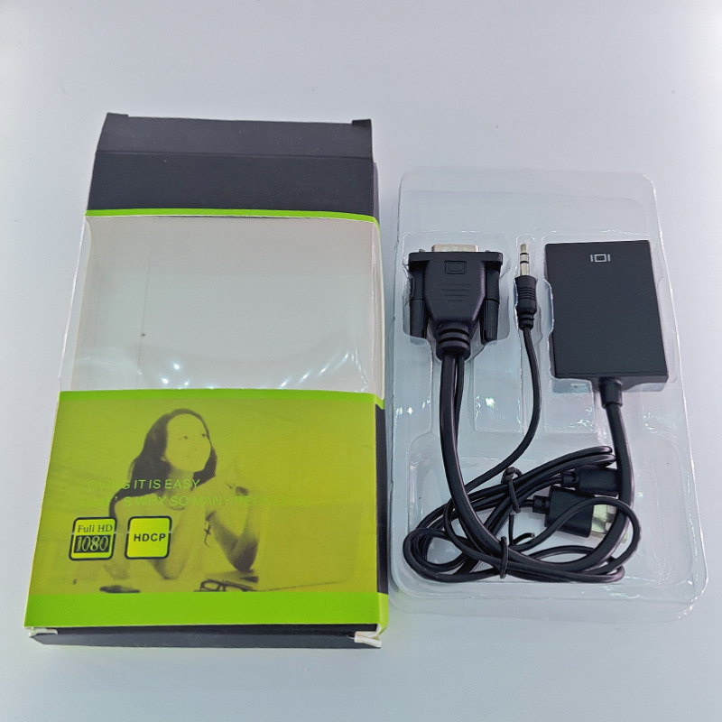 オーディオと電源を備えた VGA - HDTV コンバーター ラップトップ コンピューターをモニターに接続 VGA - HDTV メス|undefined
