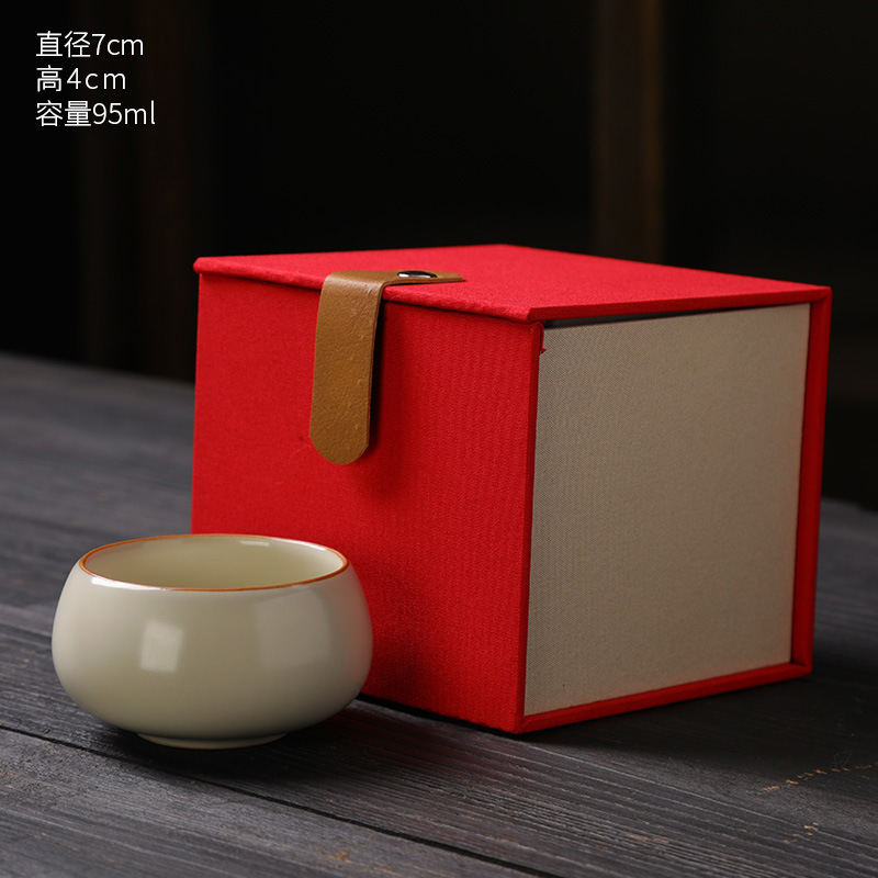 汝窯茶器 カップ 茶碗 セラミック茶器 単品 濃茶用 茶碗 茶器 茶器セット 記念品|undefined