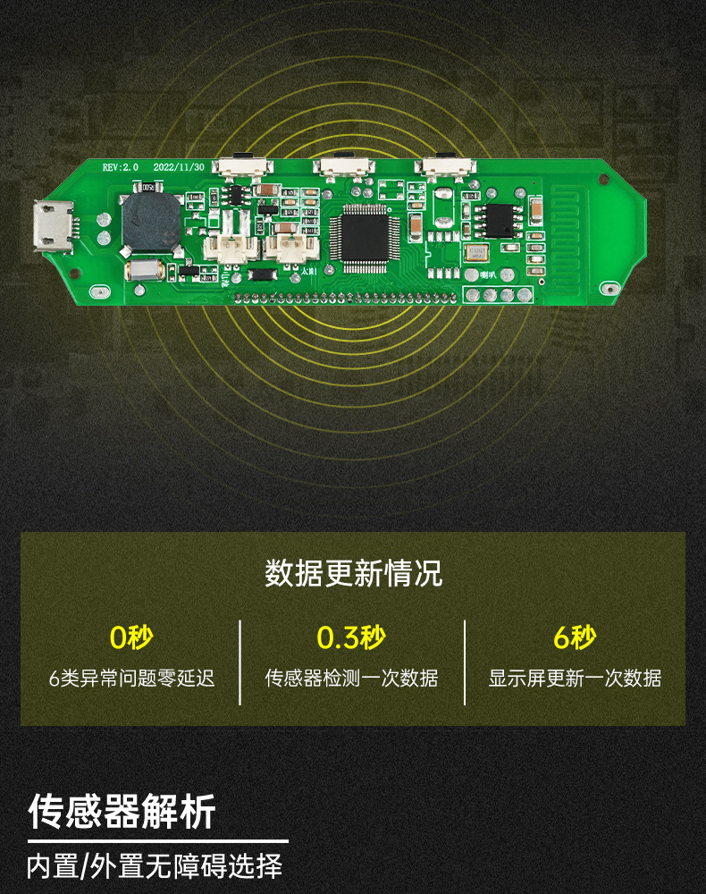 T11 Tire Pressure Monitoring System High-Precision Solar-Powered Tire Pressure Monitor Tpms Tire Pressure Wireless Device Smart