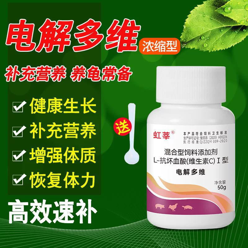 乌龟药电解多维小鳄龟补充营养草龟南石龟巴西龟预防疾病调理肠胃