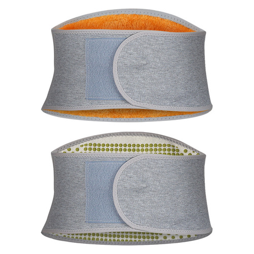 Wormwood warms and protects the waist for men and women plus velvet to warm the stomach and tighten the abdomen for sports waist support in autumn and winter to store heat and prevent cold in air-conditioned rooms to protect the waist.