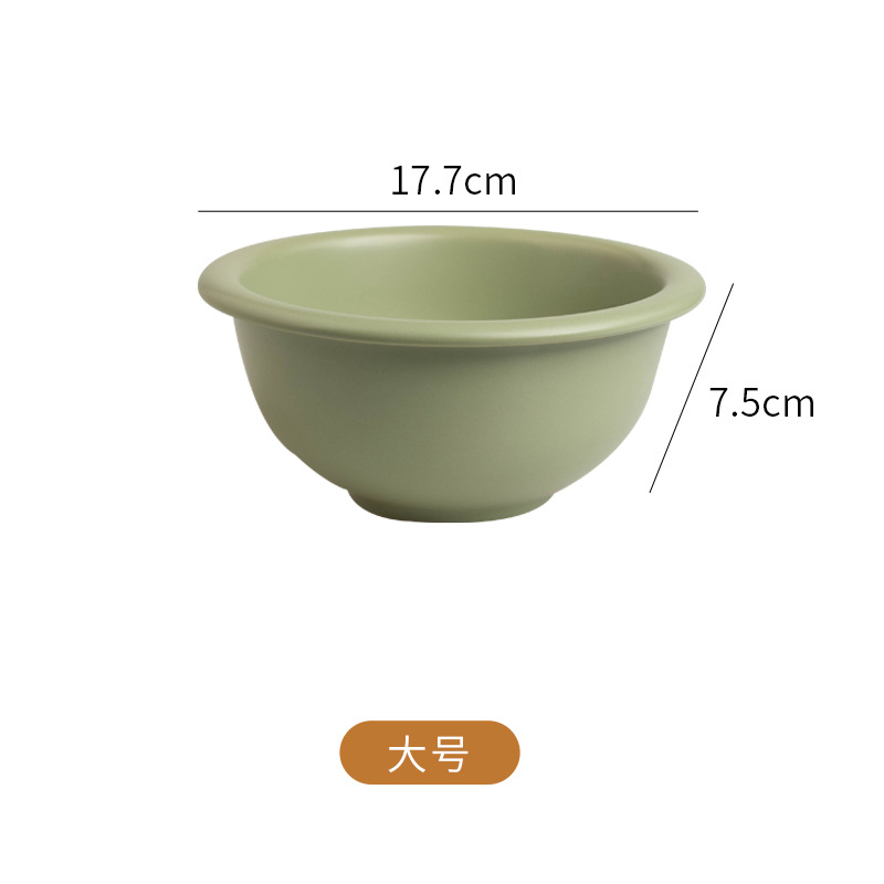 녹색 큰 매트 깊은 그릇