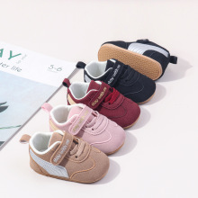 冬季新款婴幼儿加绒学步鞋防滑胶底宝宝鞋0-1岁保暖鞋