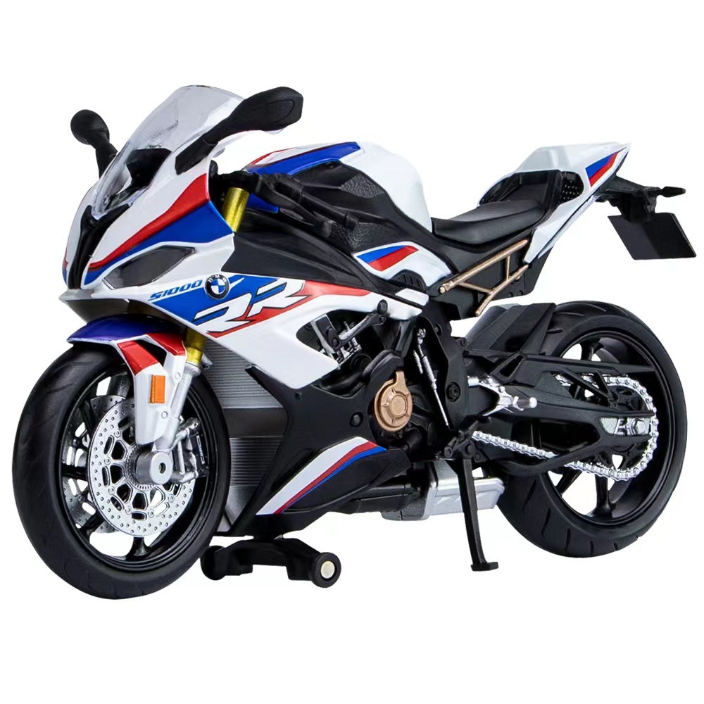 Ma Ke Yi 1/12 BMW S1000RR simulation alloy motorcycle children's motorcycle toy model boy ornaments