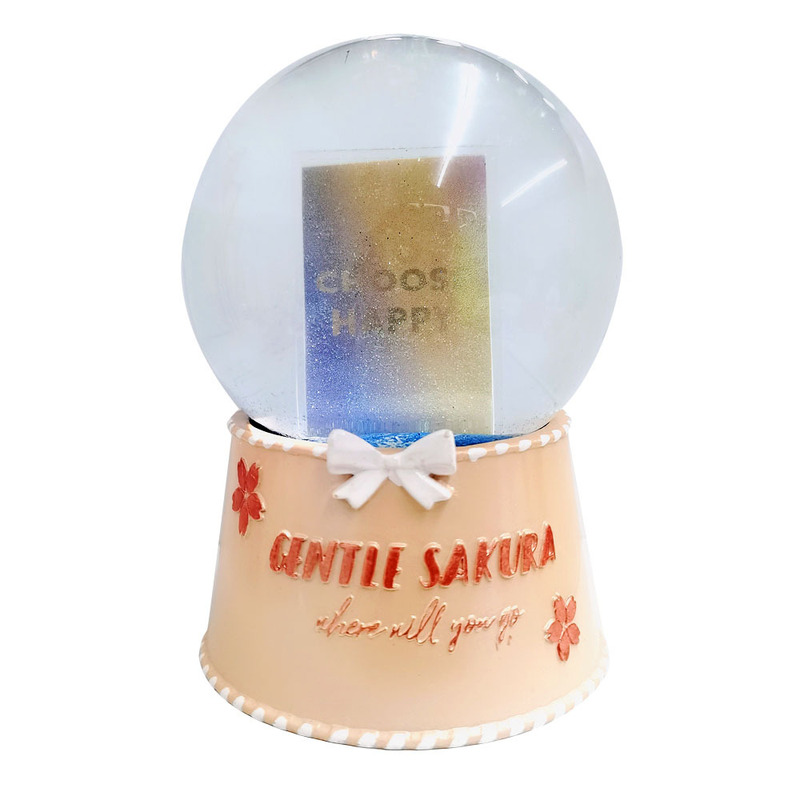 100mm Snowball Photo Frame Amazon Explosions Snowball Photo Frame Creative Security Resin Base Crystal Ball Light