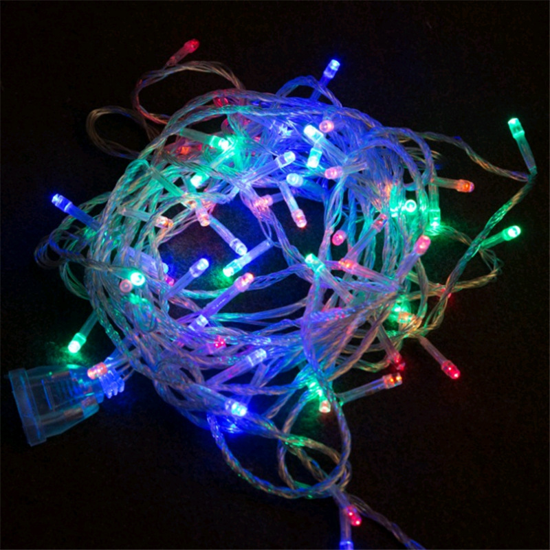 LED luces de cadena luces intermitentes luces de cadena luces de estrella luces de cadena decoración al aire libre impermeable estrellado luces de Navidad