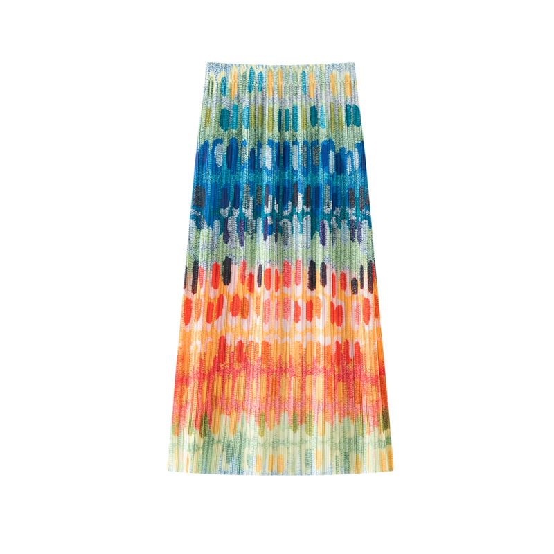 Fitted long skirt