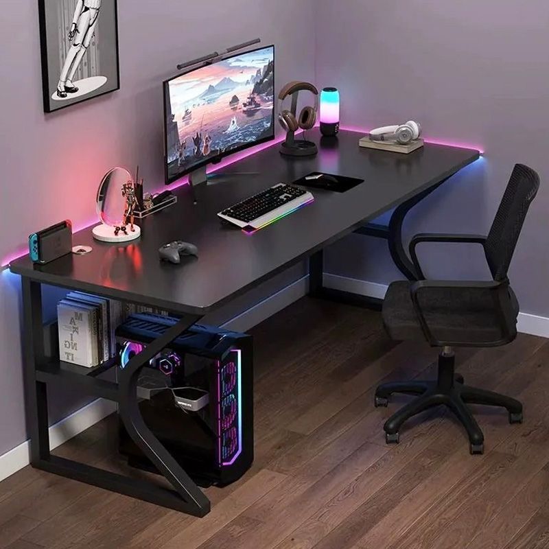 Computer Table Desktop Simple E-Sports Table Carbon Fiber Table Office Desk Home Desk Student Writing Desk Workbench