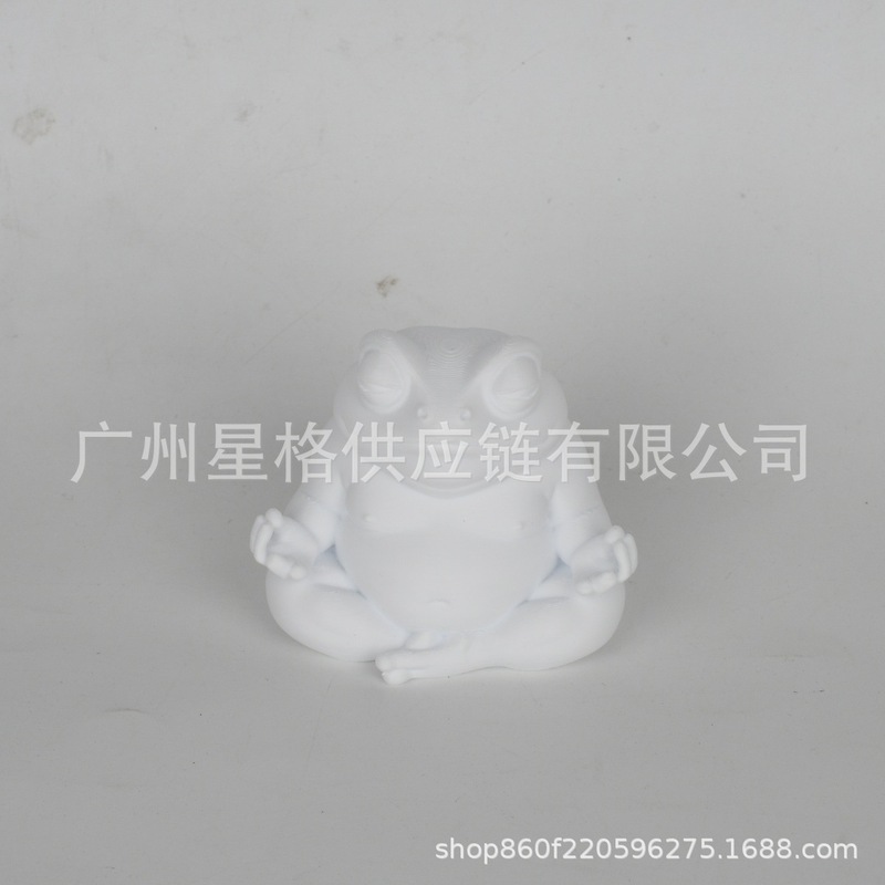 跨境Chubby meditating frog 有趣可爱的胖乎乎打坐青蛙|undefined