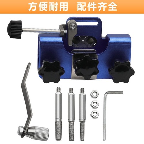 Portable hand chain sharpener, chain clip sharpener, chain sharpener, chain saw chain saw quick grinding tool