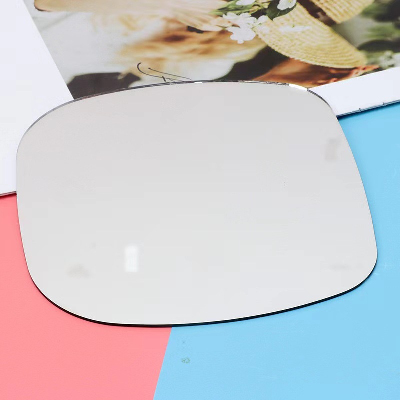 圆形玻璃镜片圆形玻璃镜喷砂灯饰玻璃镜片触摸化妆镜玻璃镜批发