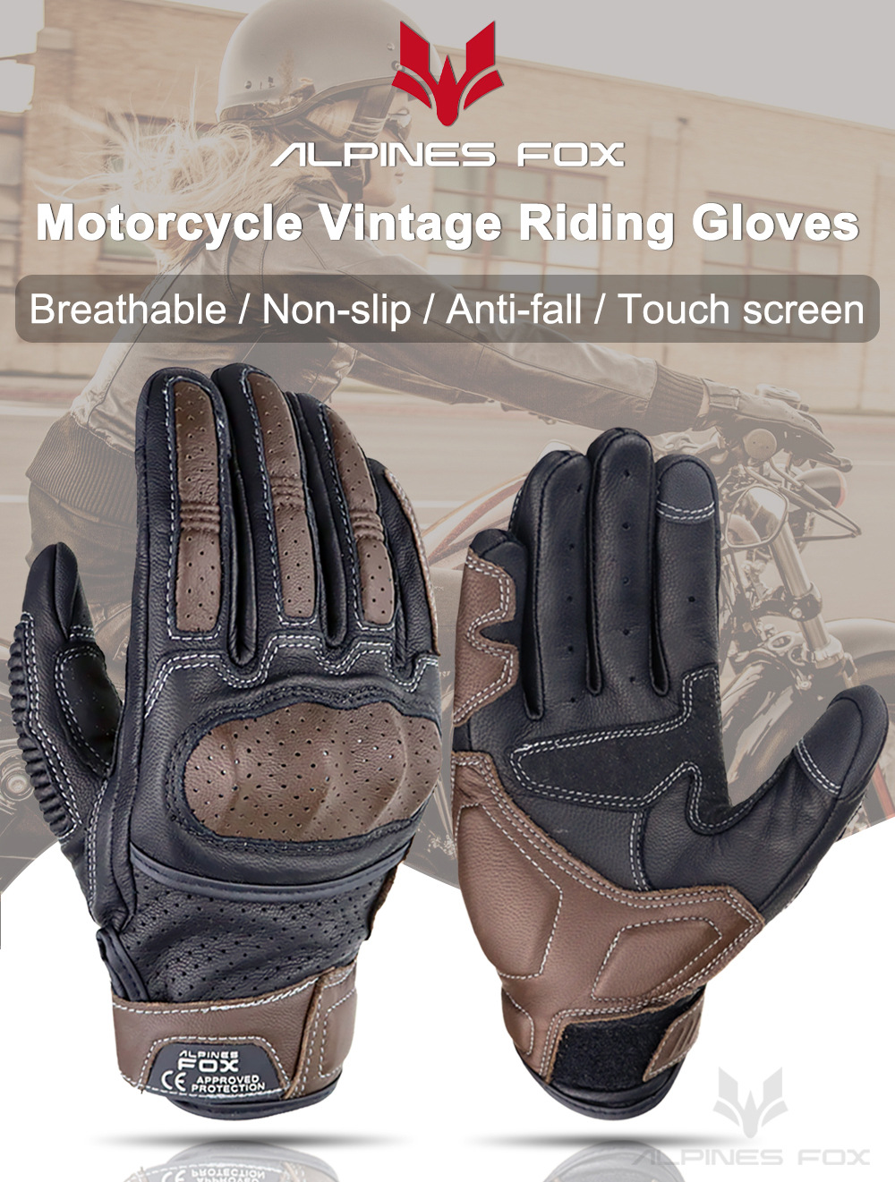 Motorcycle Gloves Image 1