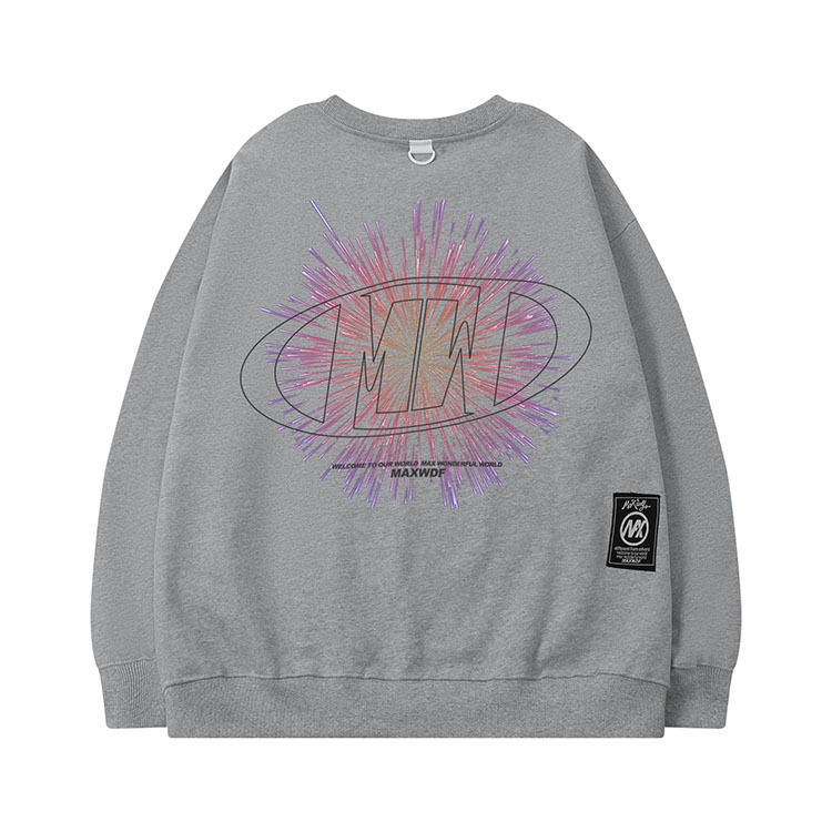 Men's Clothing round neck pullover sweatshirt original Dongshankou design couple style heavyweight high street Japanese style_voghion.com