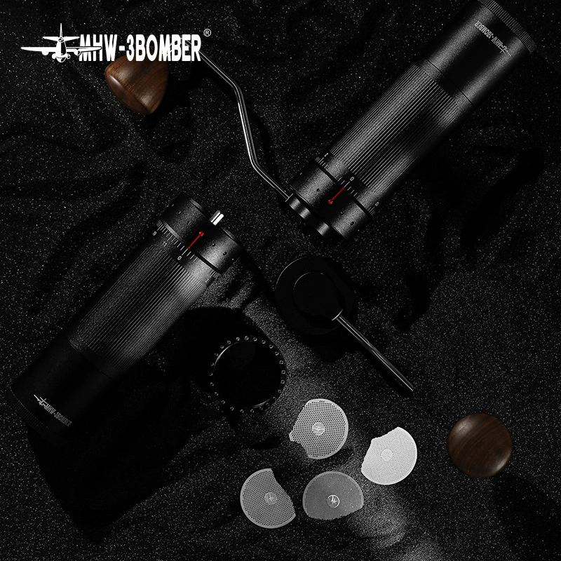 Ручная жерновая кофемолка Bomber, бытовая компактная ручная кофемолка для зерен, ручная кофемашина