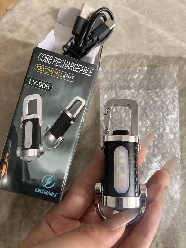 人気の多機能キーホルダーライト屋外ポータブルバックライトミニ緊急 LED ワークライトキャンプ懐中電灯|undefined
