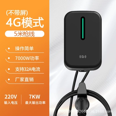 Elektrikli avtomobil şarj stansiyaları 4S Store Neutral - 7kw4g-small-program-black-5m