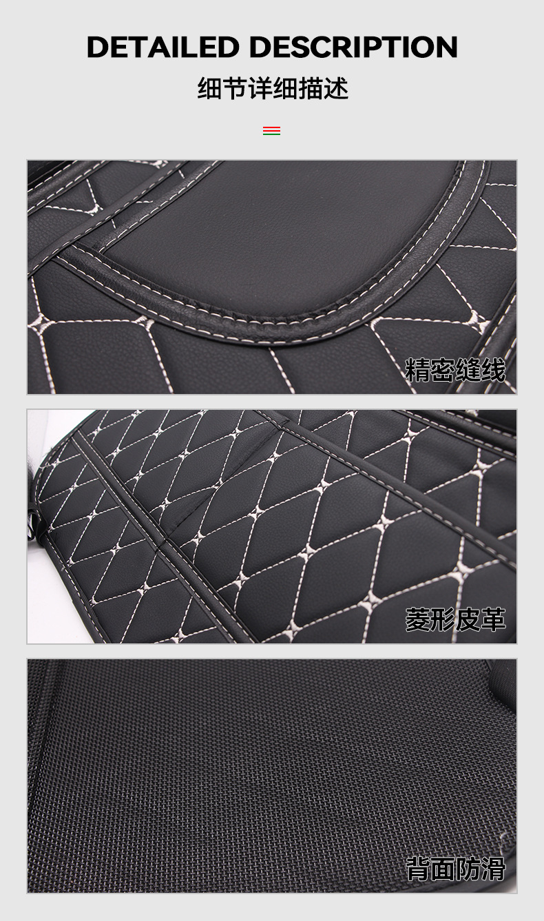 Universal Anti-Kick Pad for Car Seat Back, Child Protection Pad, Car Interior Accessories, Anti-Dirt Protective Pad, Rear Seat Anti-Wear Pad