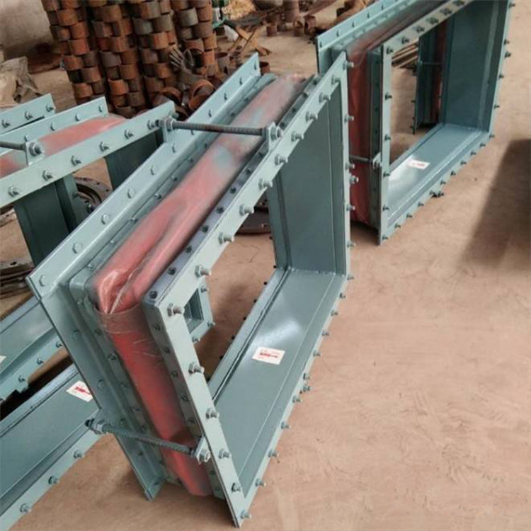 电厂用非金属织物补偿器  膨胀节 方口圆口法兰连接非金属软连接