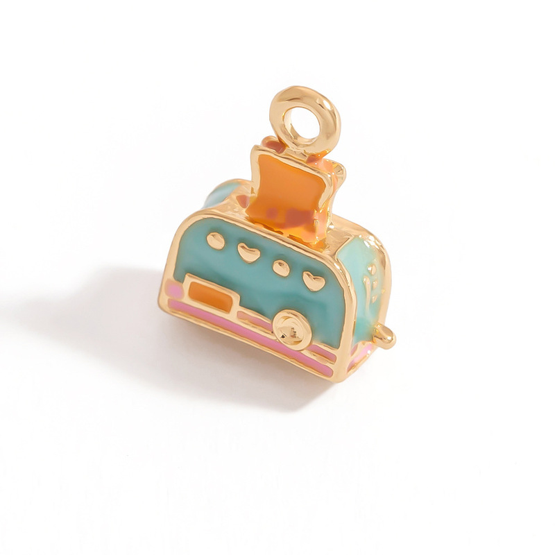 DIY ジュエリーアクセサリー小さな新鮮で甘いスタイルのオイルドリップバタフライ合金ペンダントブレスレットネックレス色保持ペンダント|undefined