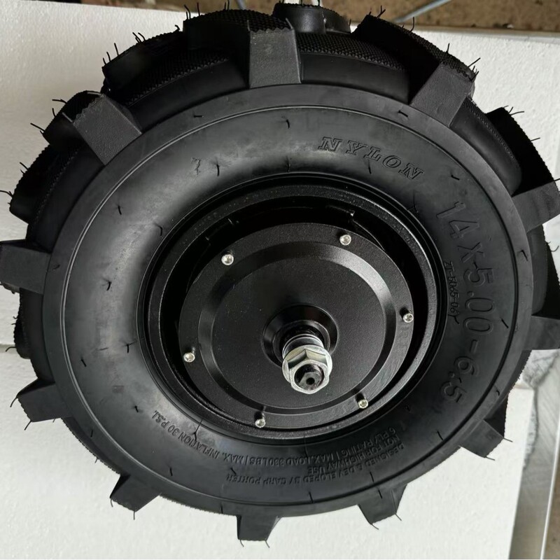 14-inch DC brushless toothed hub motor snowmobile motor herrings tire 1:5 gear speed ratio