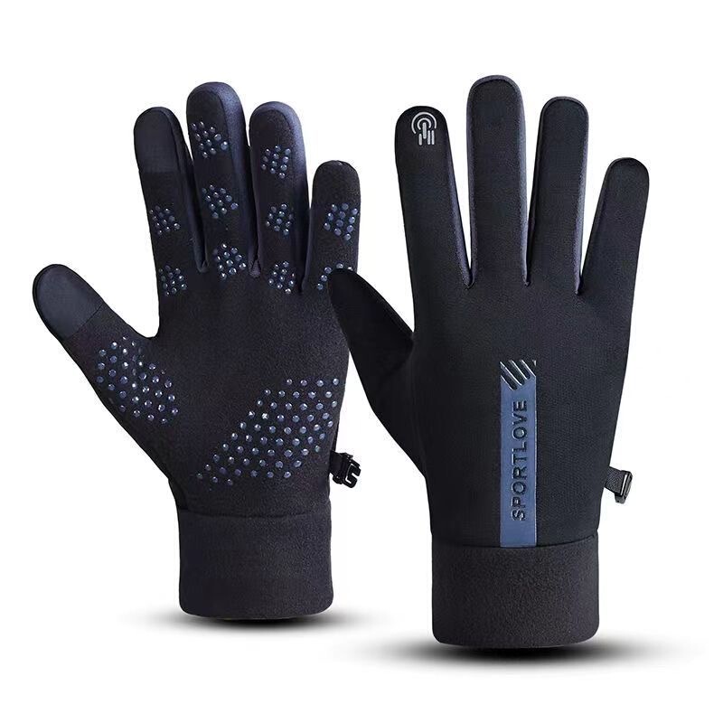 Winter Sports Warm Gloves for Men and Women, Cycling Fleece-Lined, Windproof and Waterproof, Couples Cycling and Driving, Non-Slip, Special for Delivery Winter Sports Warm Gloves for Men and Women, Cycling Fleece-Lined, Windproof and Waterproof, Couples Cycling and Driving, Non-Slip, Special for Delivery