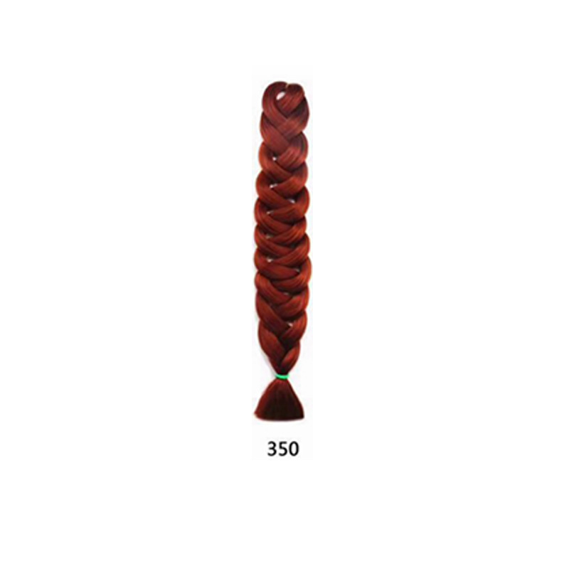 165g Fibra química Jacques Trenza grande Jumbo Outre Braid Hair Peluca Trenza sucia africana Trenza torcida