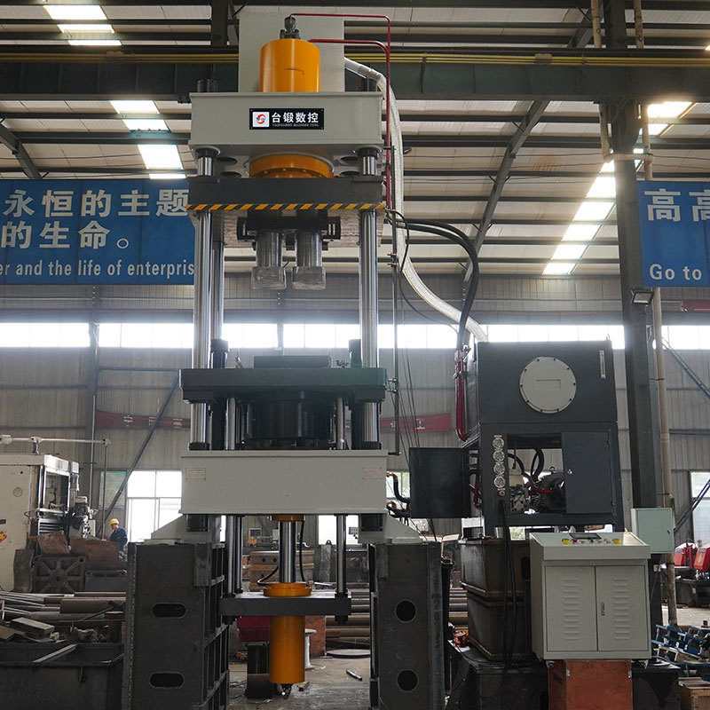 粉末成形液压机400吨锯末成型油压机木粉碳粉金属冶金粉末压力机
