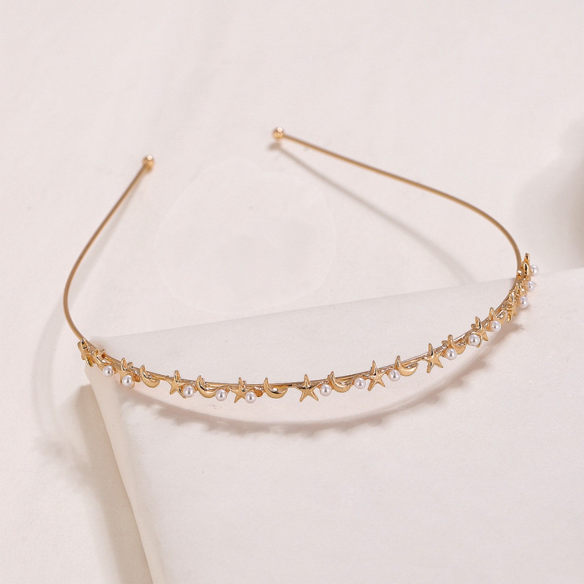 Mori estrella Luna de metal fino diadema Internet celebridad 2022 verano nuevo Super Hada temperamento verano diadema fuera accesorios para el cabello